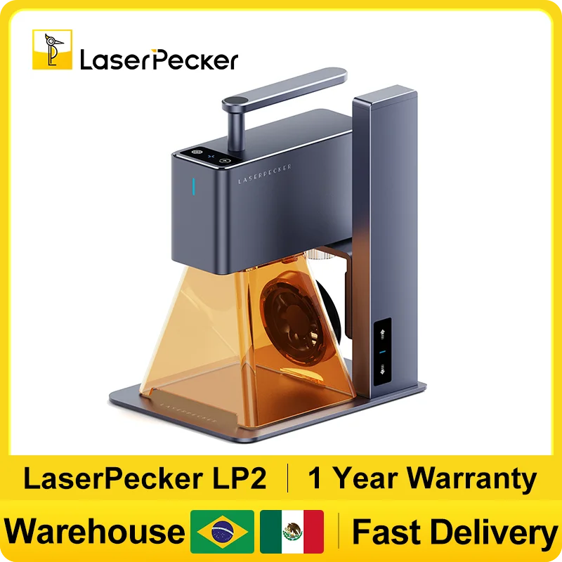 LaserPecker 450nm Laser Engraver Portable Handheld MINI Engraver Machine For Cutting Wood Metal Leather LOGO Mark LP2