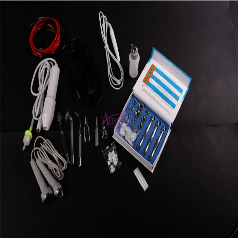 Diamond Microdermabrasion Ultrasonic Facial Remover High Frequency Facial machine Skin Care Face Spa Cleaner Acne removal
