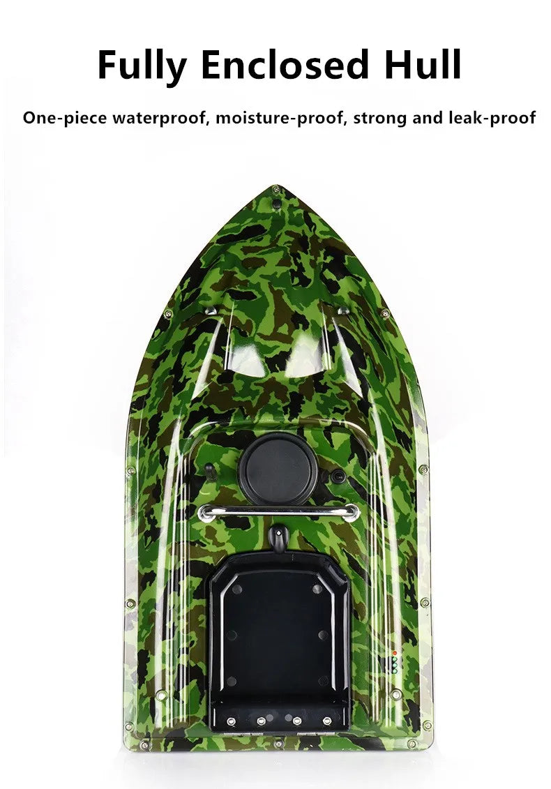 VERY100 500M RC Wireless Fishing Bait Boat GPS Position Hook/Bait post,LCD GPS Sonar Fish Finder,Bag,Batteries for Angling Sport