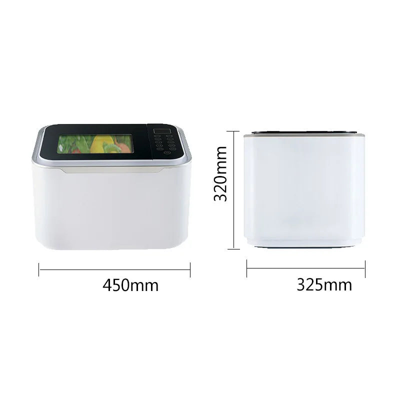 Fruit vegetable ultrasonic sterilization detoxification machine food material purifier ultrasonic