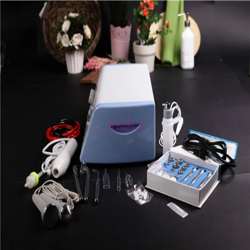 Diamond Microdermabrasion Ultrasonic Facial Remover High Frequency Facial machine Skin Care Face Spa Cleaner Acne removal