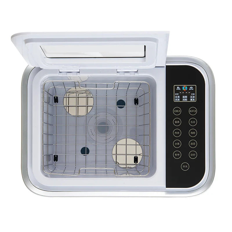 Fruit vegetable ultrasonic sterilization detoxification machine food material purifier ultrasonic