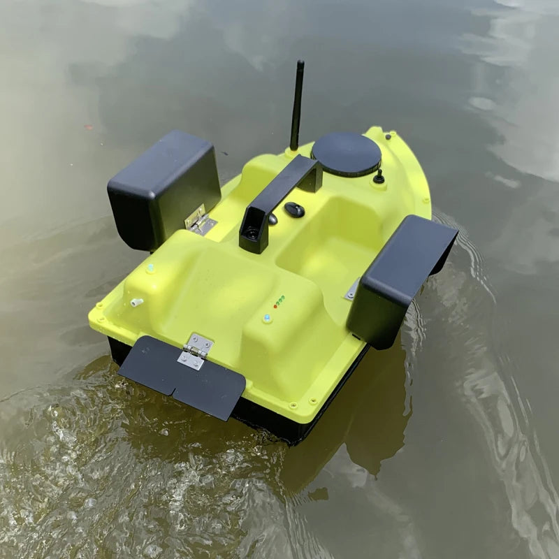 GPS Positioning 500M Sonar Fish Finder One Key Cruise RC Bait Boat Three Hoppers 6Hours Endure Screen Display Waterproof RC Boat