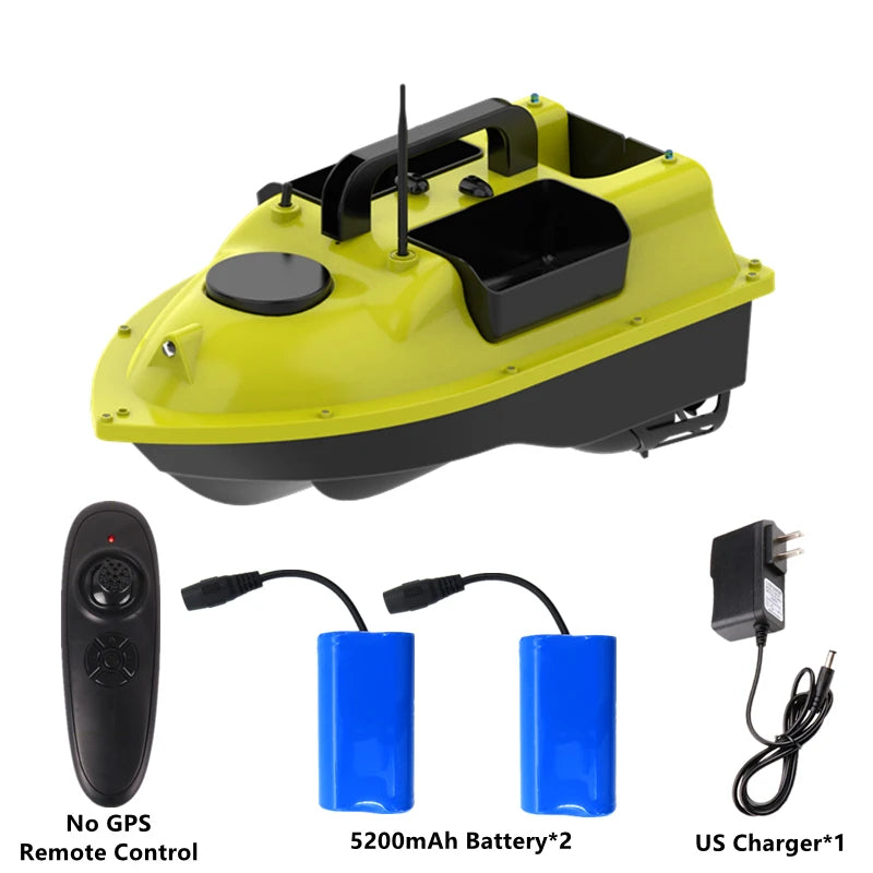 GPS Positioning 500M Sonar Fish Finder One Key Cruise RC Bait Boat Three Hoppers 6Hours Endure Screen Display Waterproof RC Boat