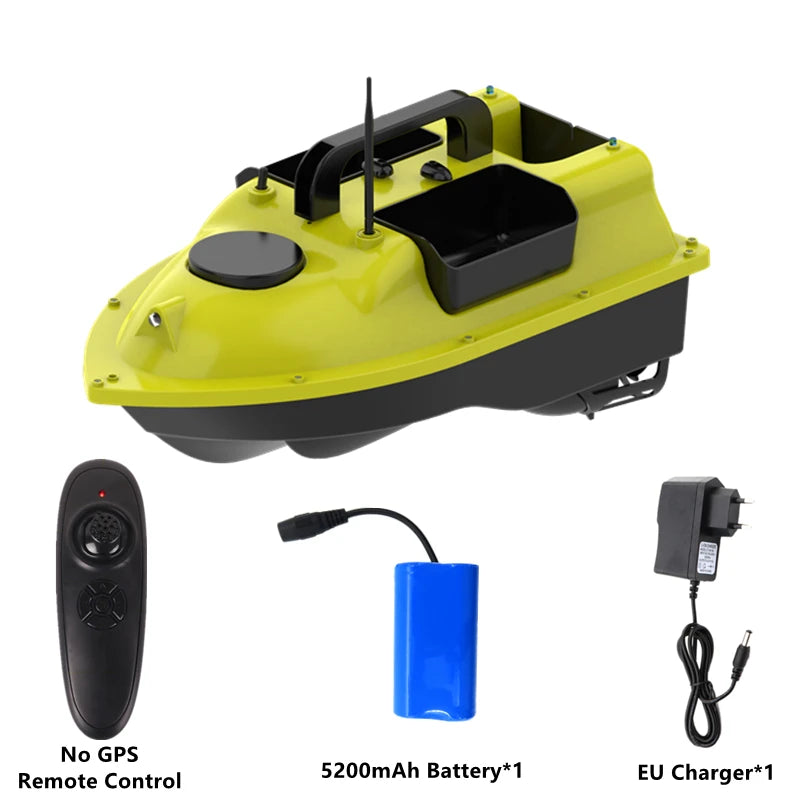 GPS Positioning 500M Sonar Fish Finder One Key Cruise RC Bait Boat Three Hoppers 6Hours Endure Screen Display Waterproof RC Boat
