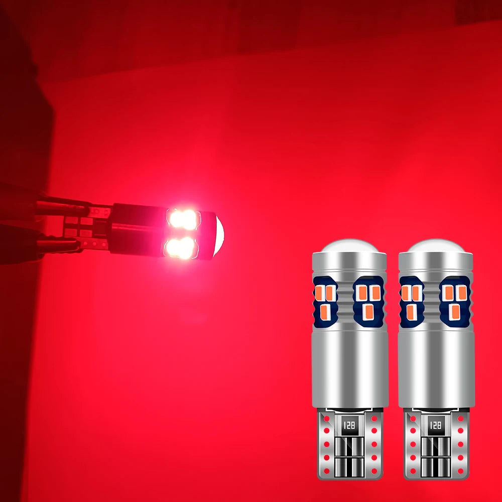 For Volkswagen VW Golf 4 5 6 7 MK4 MK5 MK6 MK7 Scirocco Caddy Touareg 2pcs T10 W5W LED Bulbs Car Width Parking Light Accessories