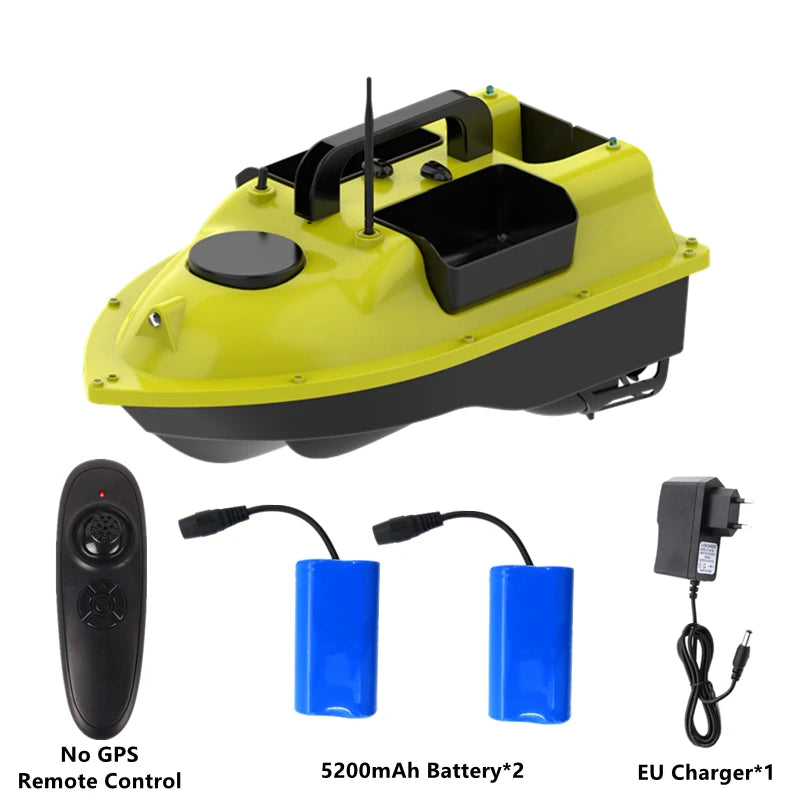 GPS Positioning 500M Sonar Fish Finder One Key Cruise RC Bait Boat Three Hoppers 6Hours Endure Screen Display Waterproof RC Boat