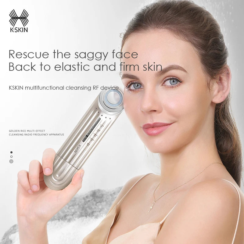 KSKIN Professional Electric Facial Dead Skin Peeling Sonic Cleaning Ultrasonic Skin Scrubber
