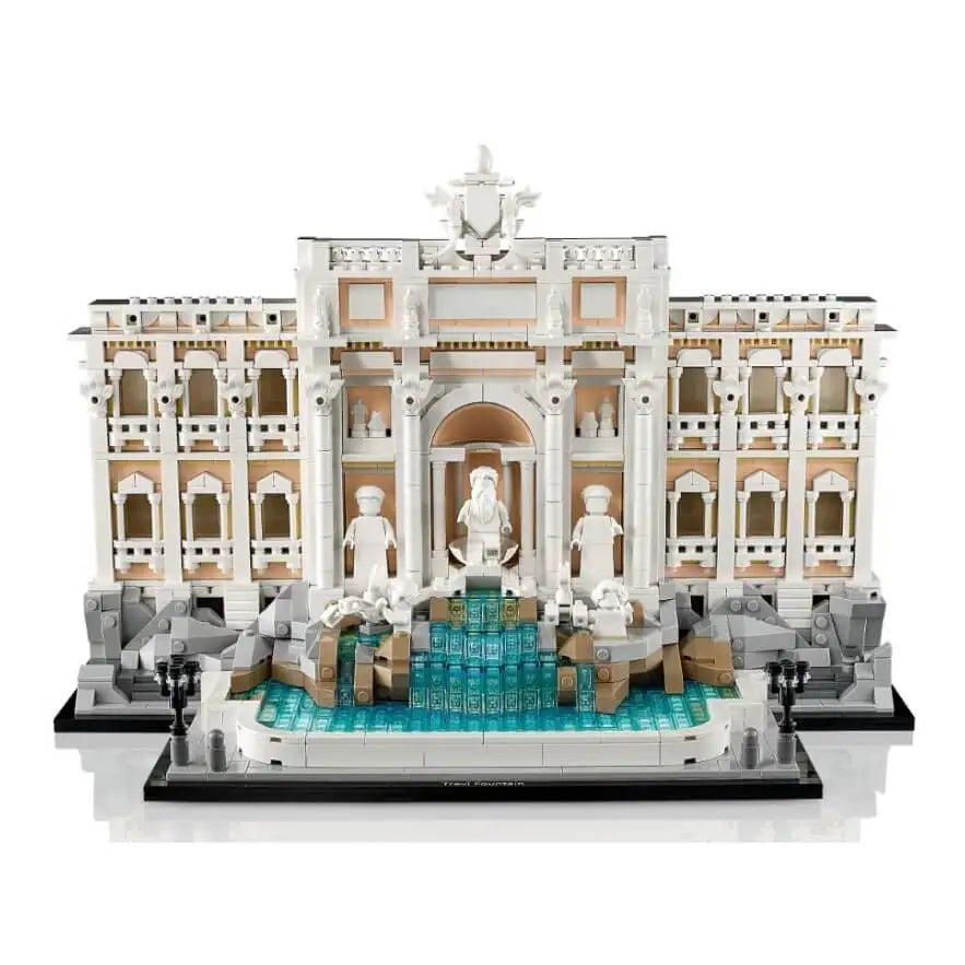 2025 New 21062 World Famous Trevi Fountain Building Model World Architecture Assembly Home Decoration Christmas Gifts