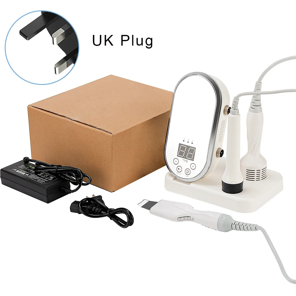 RF Skin Tightener, RF EMS Facial Tension Machine, Wrinkle Massager, Facial Cleansing and Exfoliating Care Beauty Tools Ultrasoni