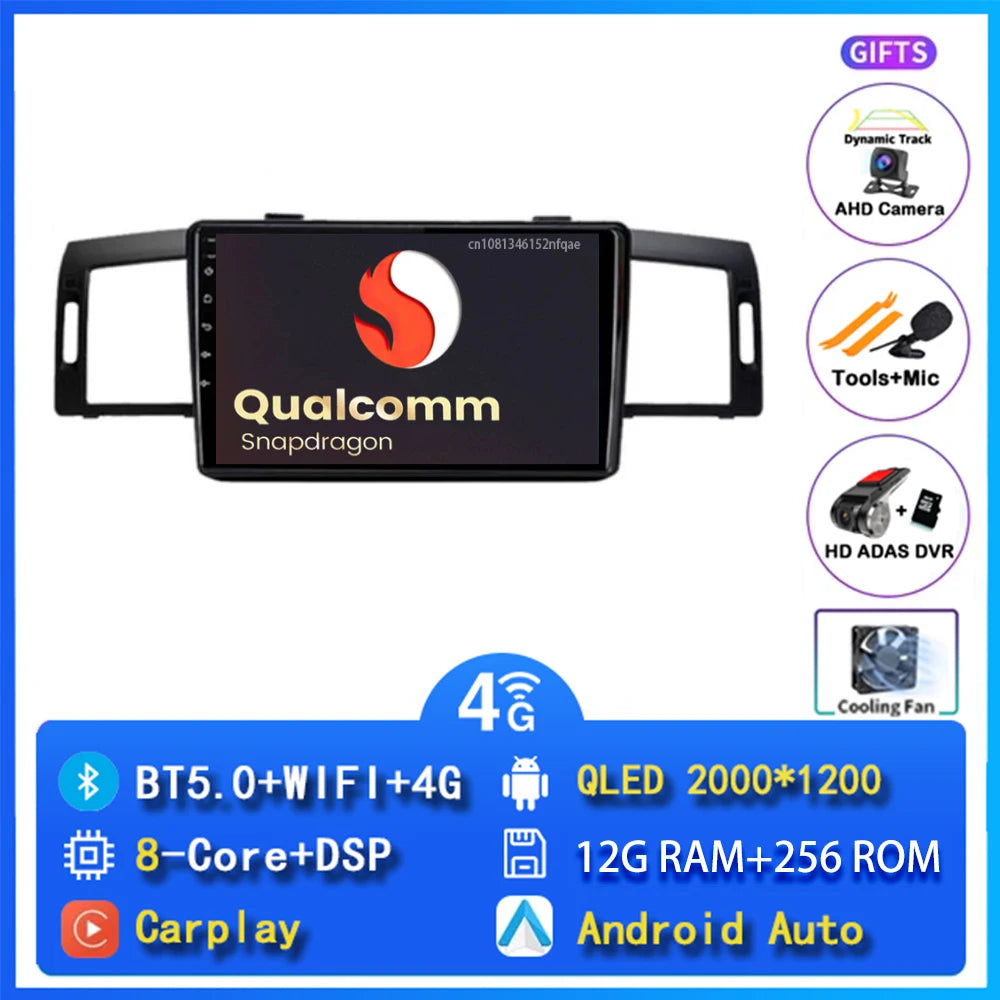 Android 14 Carplay Car Radio For Infiniti M35 2003 - 2010 NISSAN FUGA 2005 - 2010 Navigation Multimedia Player Stereo WiFi+4G BT
