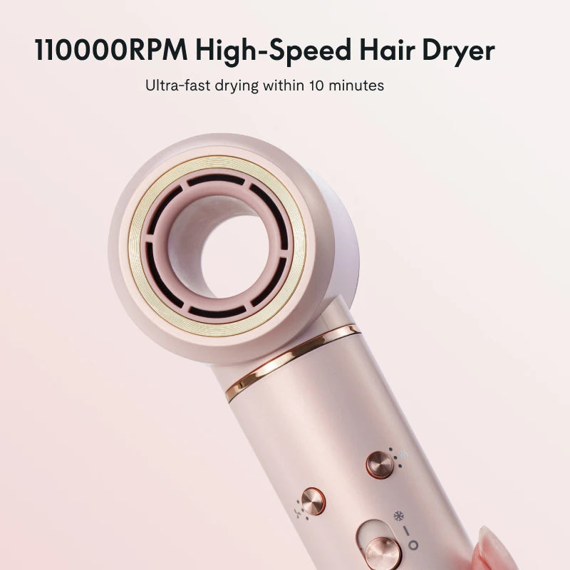 5-in-1 Multi-Functional Hair Dryer: Fast Drying, Intelligent Heat Control 600 Million Negative Ions for Frizz-Free Styling