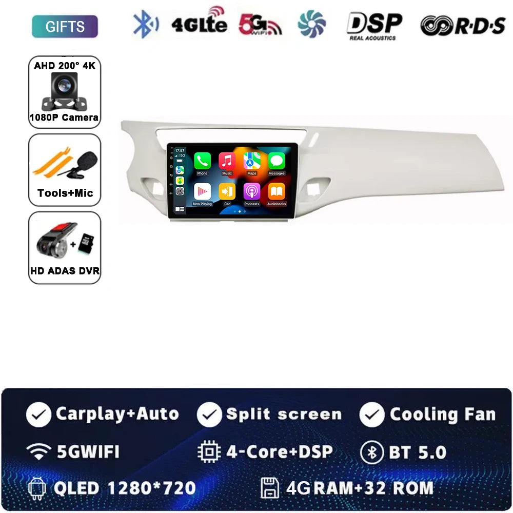 Car Radio Carplay Android 15 For Citroen C3 DS3 2010 - 2016 Navigation GPS Android Auto Multimedia Player Stereo 4G Wifi No 2din