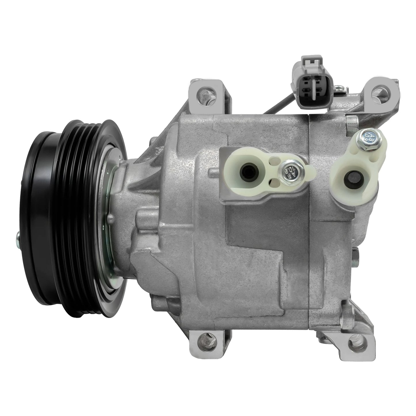 Original AC Compressor Low-Noise Compressor for 2000-2005 Toyota Echo 1.5L Models Silver