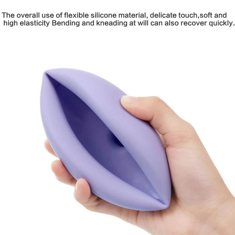 Silicone Pressure Drum Massage,Sputum Remover Cup Pressure Drum Massage Cup Chest Percussion Cup for burping Adults