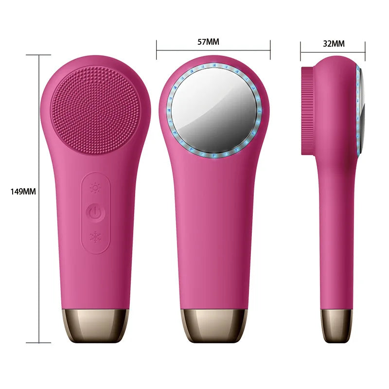 Waterproof Facial Cleansing Brush Gentle Vibration & Exfoliation, Rechargeable for Sensitive Skin Care, Deep Pore Cleaning Tool