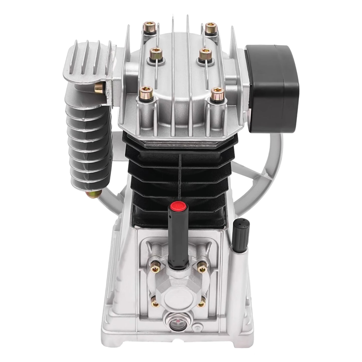 3HP Air Compressor Pump Head Piston Compressor Dual Cylinder Design 960rpm Outstanding Heat Dissipation Low Noise