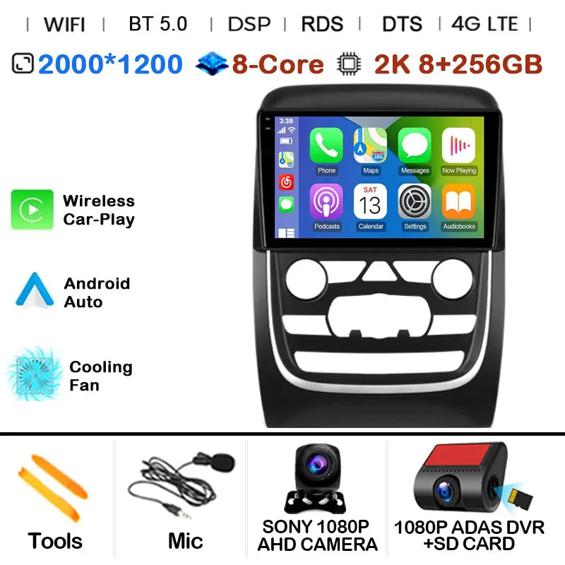 Car Radio Multimedia Video Player For Dodge Durango 3 WD 2013 - 2020 Navigation GPS Android 14 No 2din 2 din dvd 4G Carplay