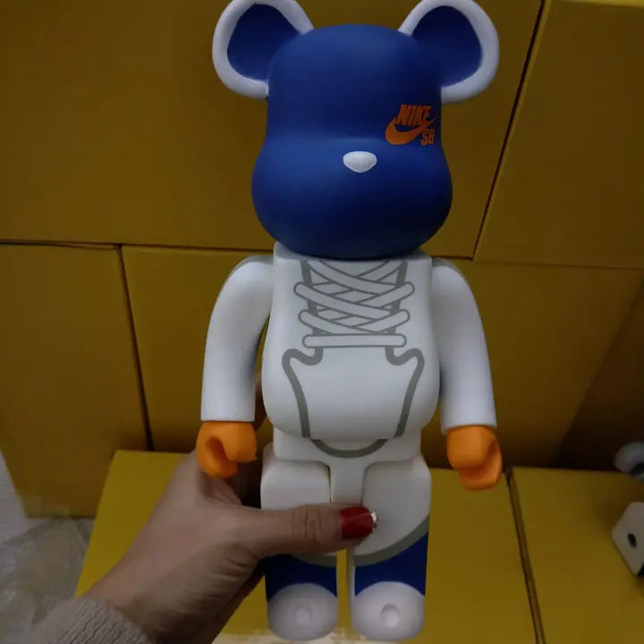 Bearbrick400 cartoon bear tide doll hand-made movable model home decoration Christmas gift birthday gift collection