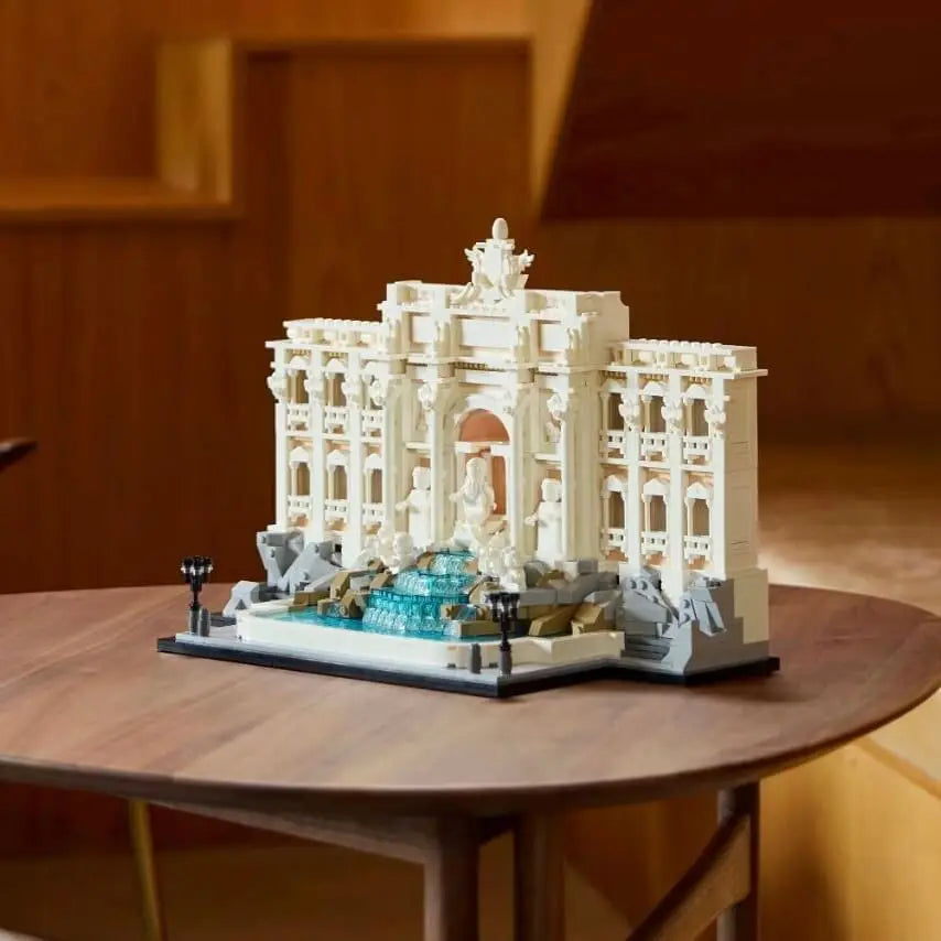2025 New 21062 World Famous Trevi Fountain Building Model World Architecture Assembly Home Decoration Christmas Gifts