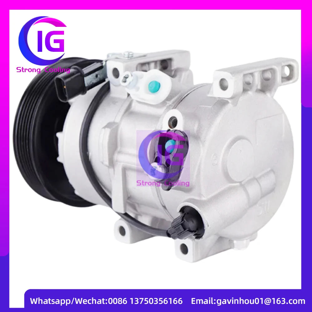 6PK AC Compressor For Hyundai Accent Kia Rio 2011-2017 977011R100 977011W600 97701-1R100 97701-1W600 97701 1R100 97701 1W600