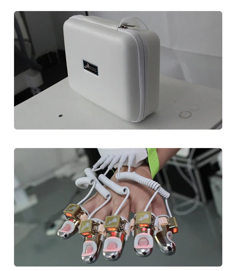 RF EMS Infrared Golden Finger Beauty Machine Radio Frequency Microcurrent Face Lifting Body Massage Gravitational Diamond Finger