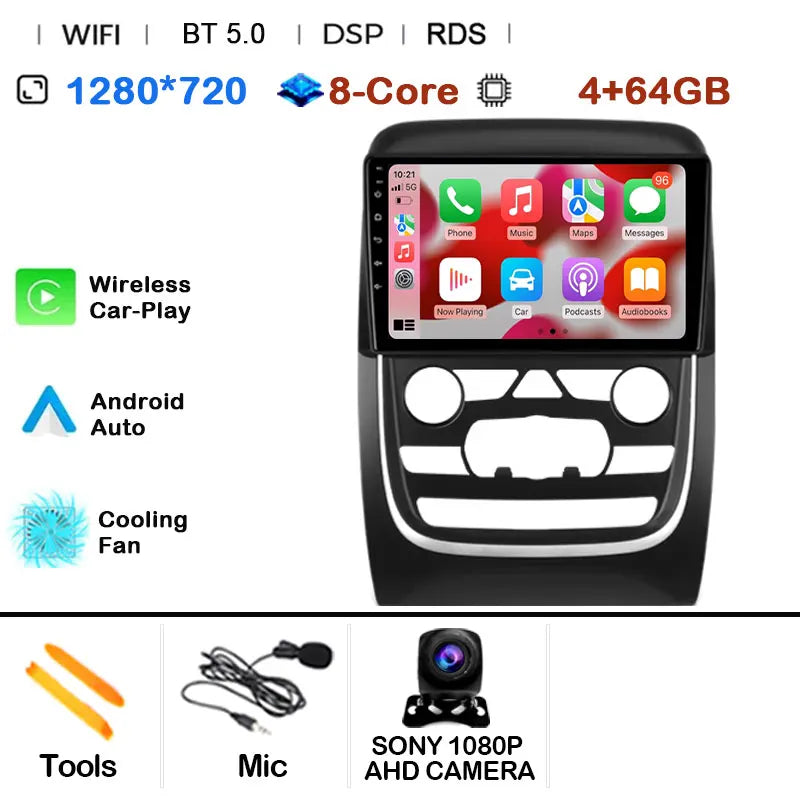 Car Radio Multimedia Video Player For Dodge Durango 3 WD 2013 - 2020 Navigation GPS Android 14 No 2din 2 din dvd 4G Carplay