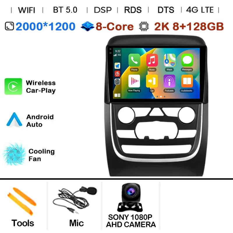 Car Radio Multimedia Video Player For Dodge Durango 3 WD 2013 - 2020 Navigation GPS Android 14 No 2din 2 din dvd 4G Carplay