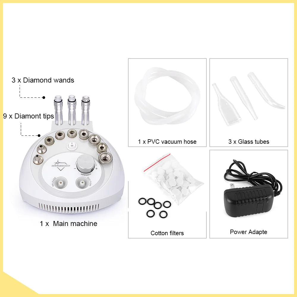 Professional Diamond Microdermabrasion Machine For Facial Peeling Skin Care Blackhead Removel Water Spray Exfoliation Machine 07