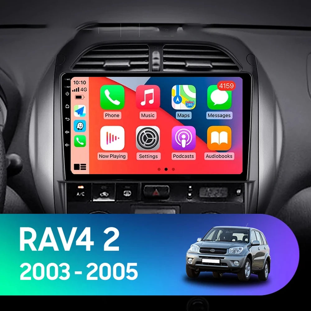 Android 15 Auto Radio For Toyota RAV4 RAV 4 2003 2004 2005 DSP Carplay GPS Navigation Multimedia Video Player Stereo 2din DVD