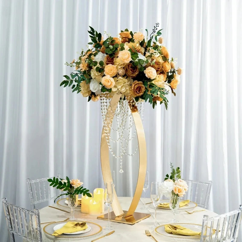4/5/10 PCS 30-Inch Metal Flower Rack Stands for Wedding Centerpieces Event Party Decor Road Lead Flower Arrangement Supports