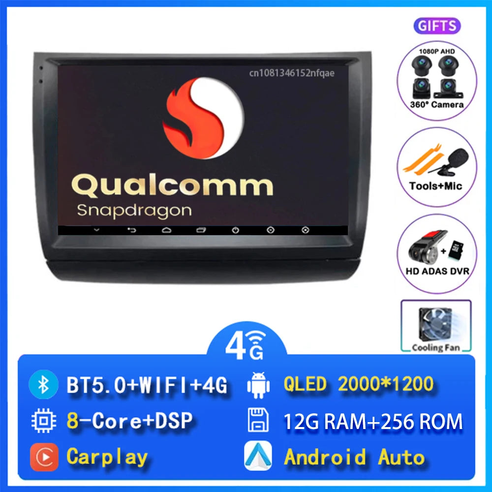 Android 14 wifi+4G Carplay Car Radio For Toyota Prius 20 2002 - 2009 Navigation GPS Video Player Stereo Multimedia DVD DSP 8core