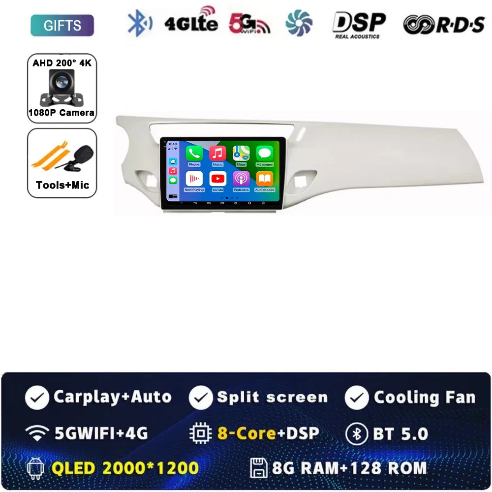Car Radio Carplay Android 15 For Citroen C3 DS3 2010 - 2016 Navigation GPS Android Auto Multimedia Player Stereo 4G Wifi No 2din