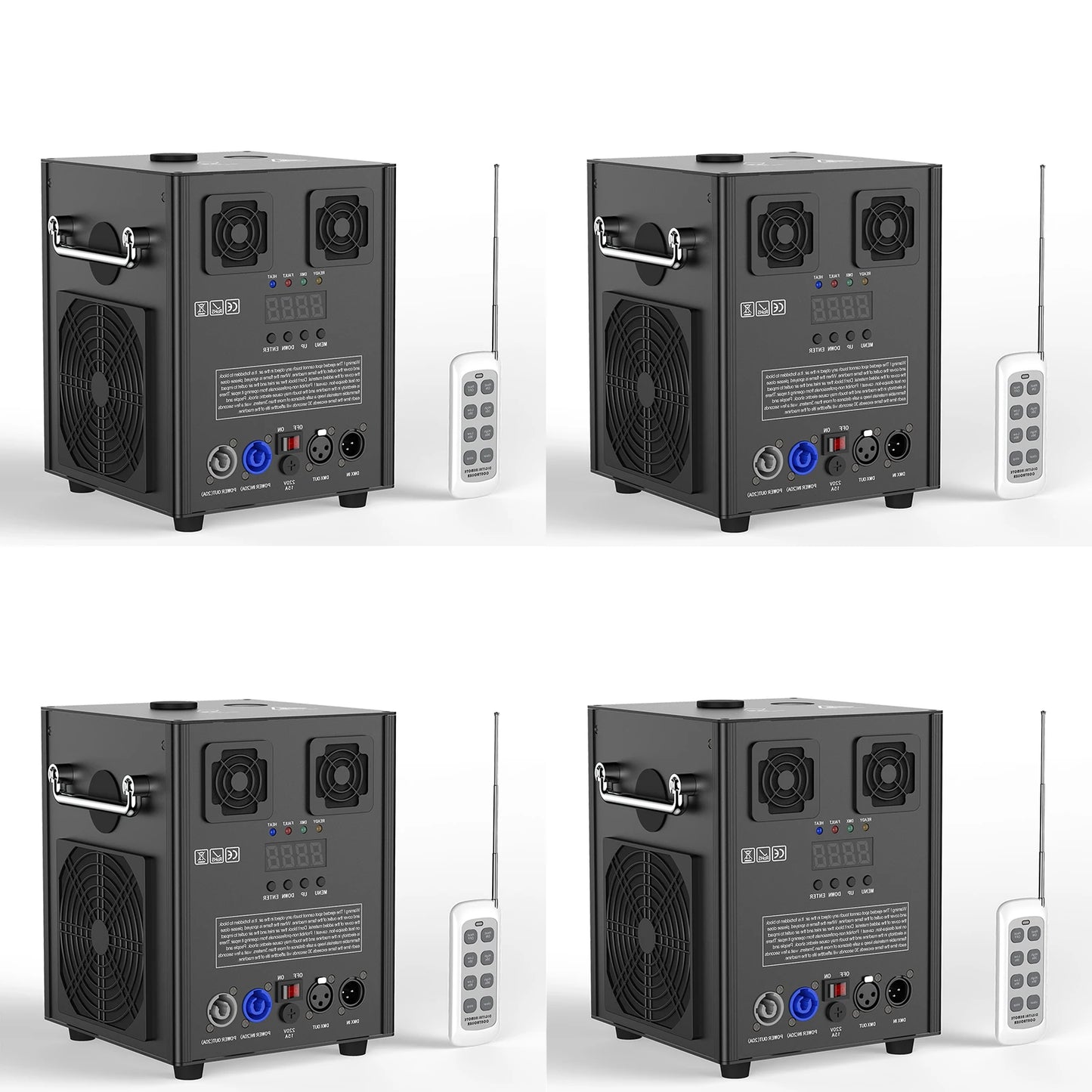 Yiflamefly 4Pcs 700W Pyrotechnics Machines Cold Spark Fireworks Machine Dmx512 With Remote Control for Party Christmas Wedding