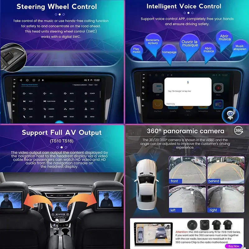 Android 14 CAR Radio For Peugeot Expert 2 G9 2007 - 2017 GPS Navigation Screen Touch Stereo Head Unit Cam Multimedia Player