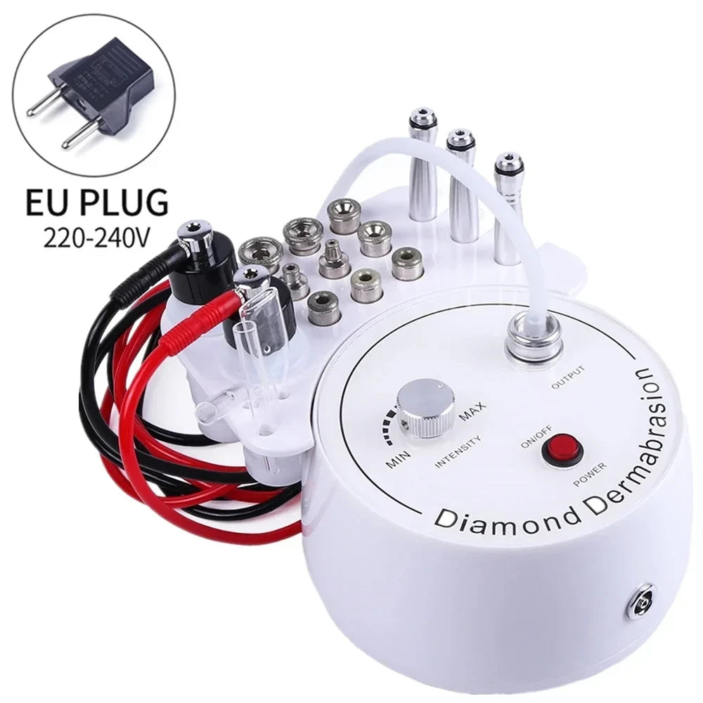 Professional 3 in1 Diamond Microdermabrasion Machine Water Spray Exfoliation Beauty Machine Removal Wrinkle Facial Peeling Tools