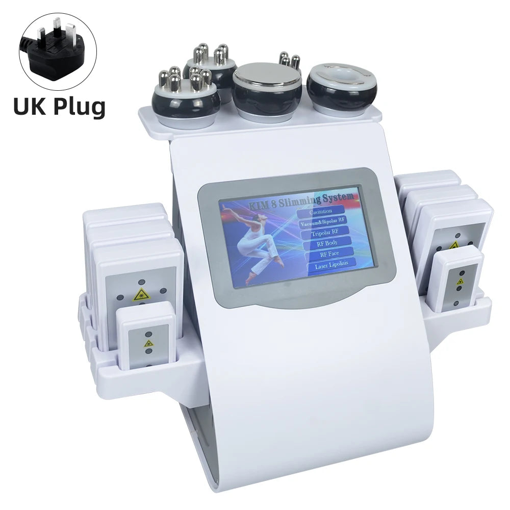 40K Cavitation Ultrasonic Body Slimming Machine Multi-Polar Anti-Wrinkle Rejuvenation Skin Lift Tighten