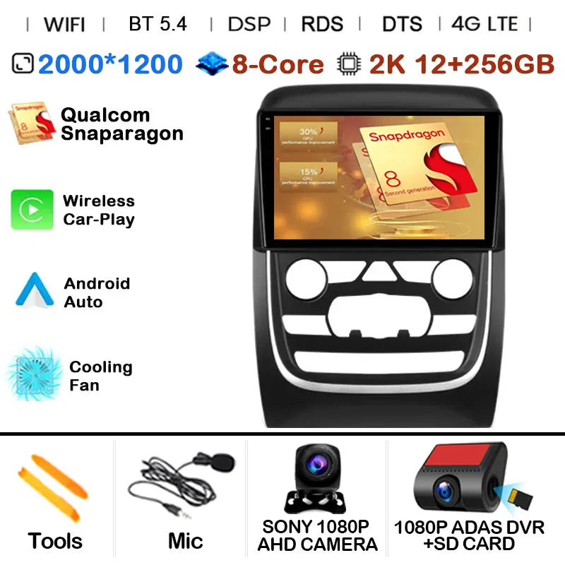 Car Radio Multimedia Video Player For Dodge Durango 3 WD 2013 - 2020 Navigation GPS Android 14 No 2din 2 din dvd 4G Carplay