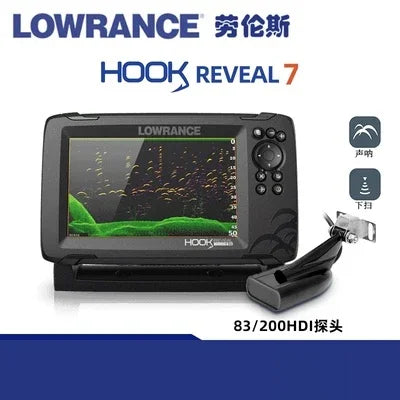 LOWRANCE Lawrence HOOK marine fish detector 7X high-definition sonar raft fishing route sub sea fishing detector