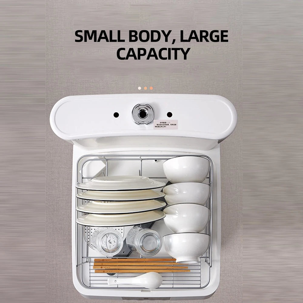 Portable Dishwashers Countertop Dish Washing Machine Kitchen Household Intelligen Visual Dishwashe