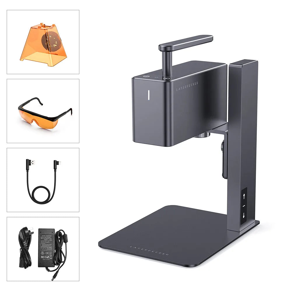 LaserPecker 450nm Laser Engraver Portable Handheld MINI Engraver Machine For Cutting Wood Metal Leather LOGO Mark LP2