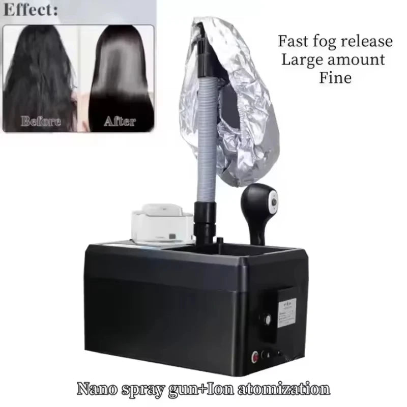Nano Ultrasonic Hair Spa Machine Scalp Care Deep Conditioning Hair Steamer Head-Mounted Smoothing