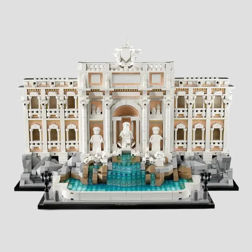 2025 New 21062 World Famous Trevi Fountain Building Model World Architecture Assembly Home Decoration Christmas Gifts