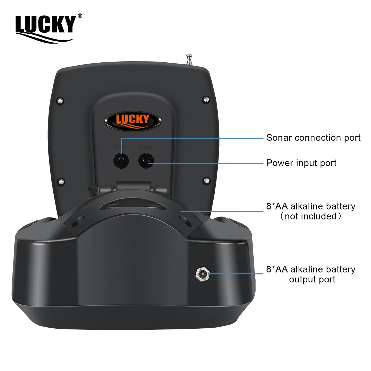 LUCKY FF918-C180 Remote Control Bait Boat Fish Finder 3.5" LCD perating range 300m Depth Range 100M Wireless