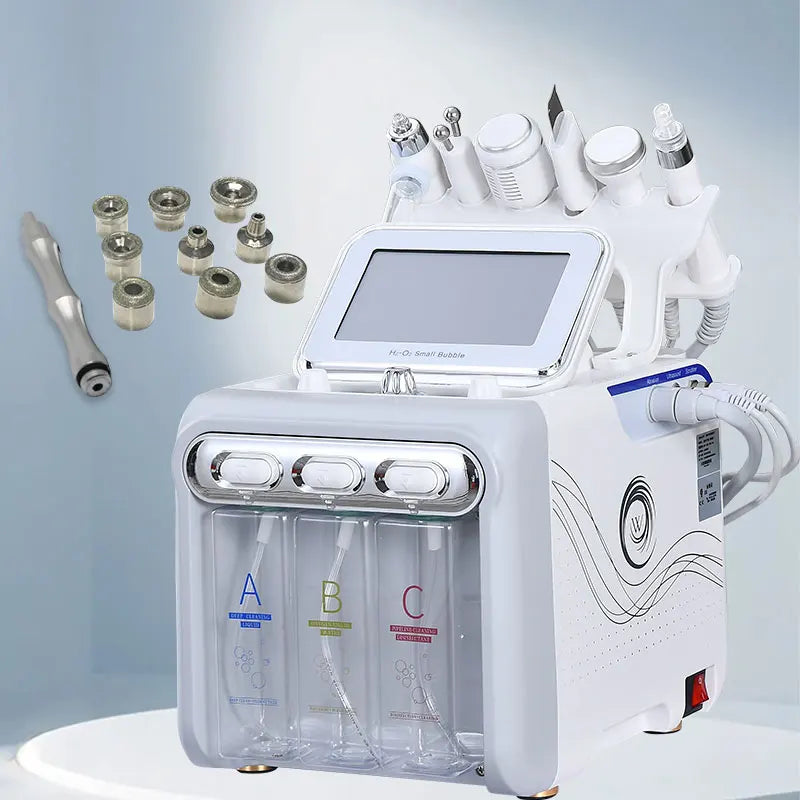 Hot selling hydro Microdermabrasion machine diamond hydra 7 in1 h202 beauty machine facial machine