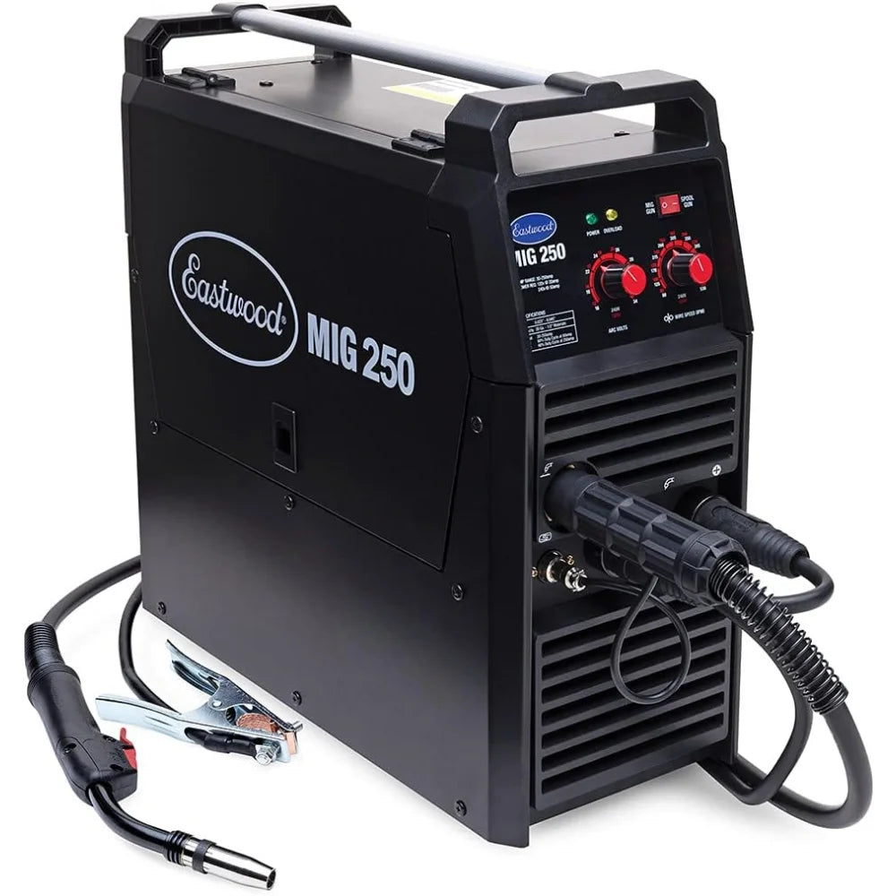 250 Amp MIG Welder Machine for Steel & Aluminum | Heavy Duty Inverter Technology Auto Restoration Welding Machine