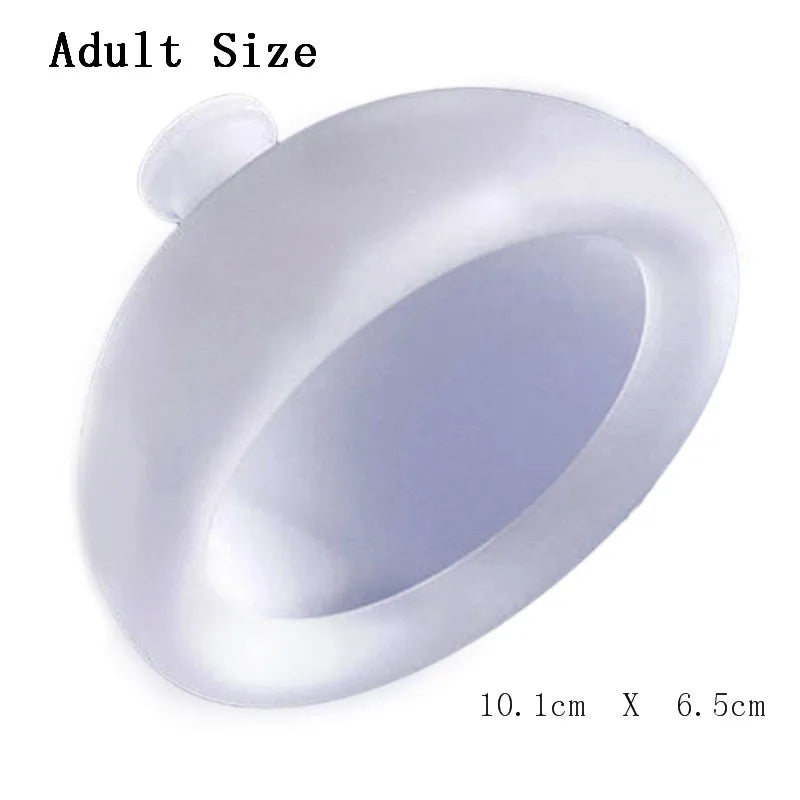 Silicone Pressure Drum Massage,Sputum Remover Cup Pressure Drum Massage Cup Chest Percussion Cup for burping Adults