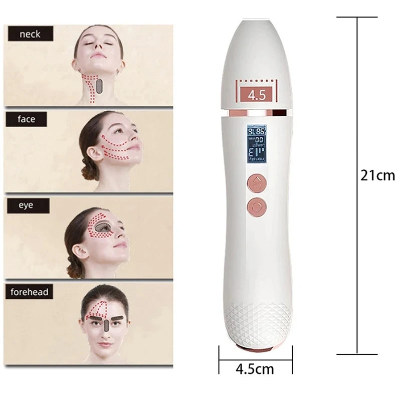 Handheld Wrinkle Removal Anti-Aging Skin Tightening Eye Care 7D Mini Ultrasonic Face Lifting Massager