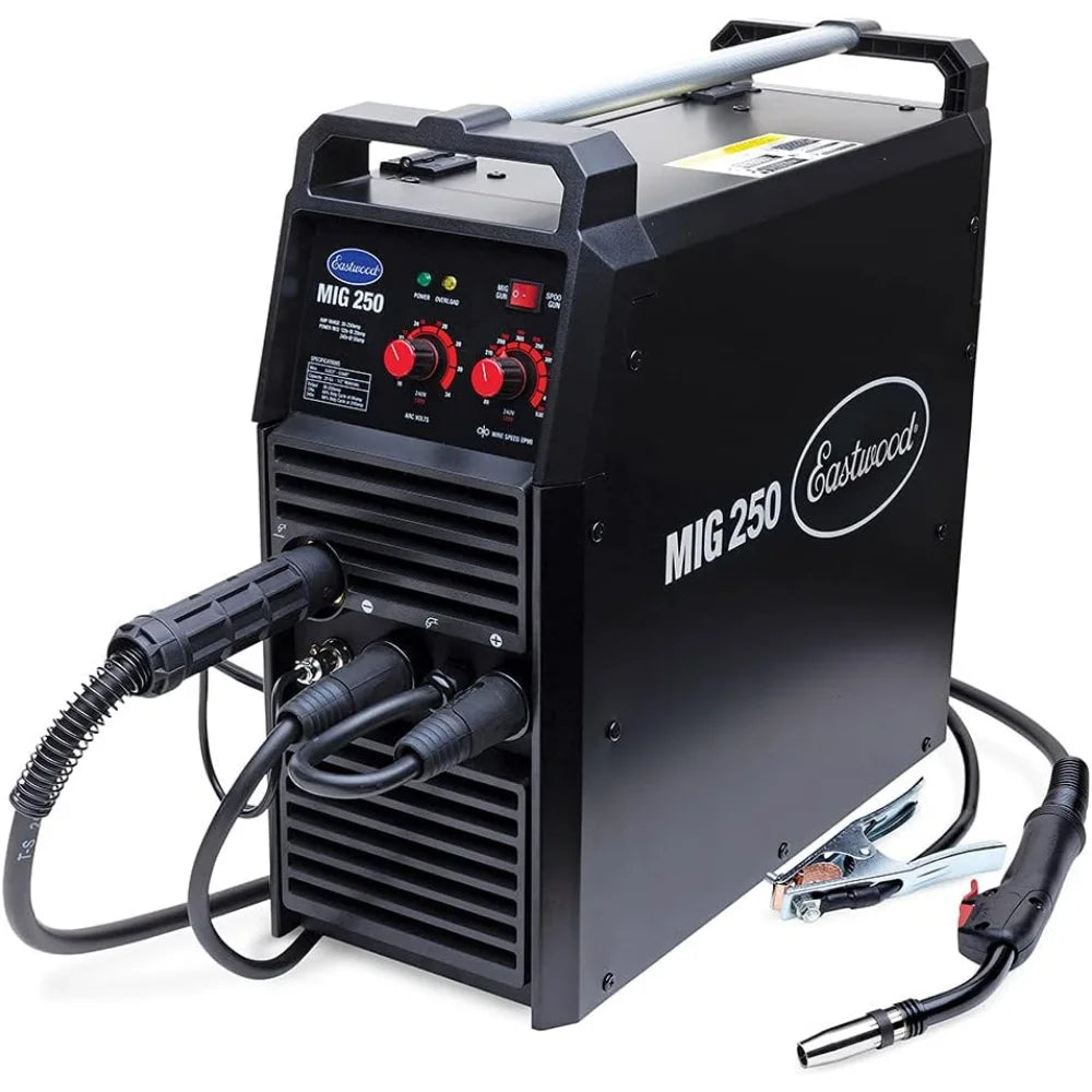 250 Amp MIG Welder Machine for Steel & Aluminum | Heavy Duty Inverter Technology Auto Restoration Welding Machine
