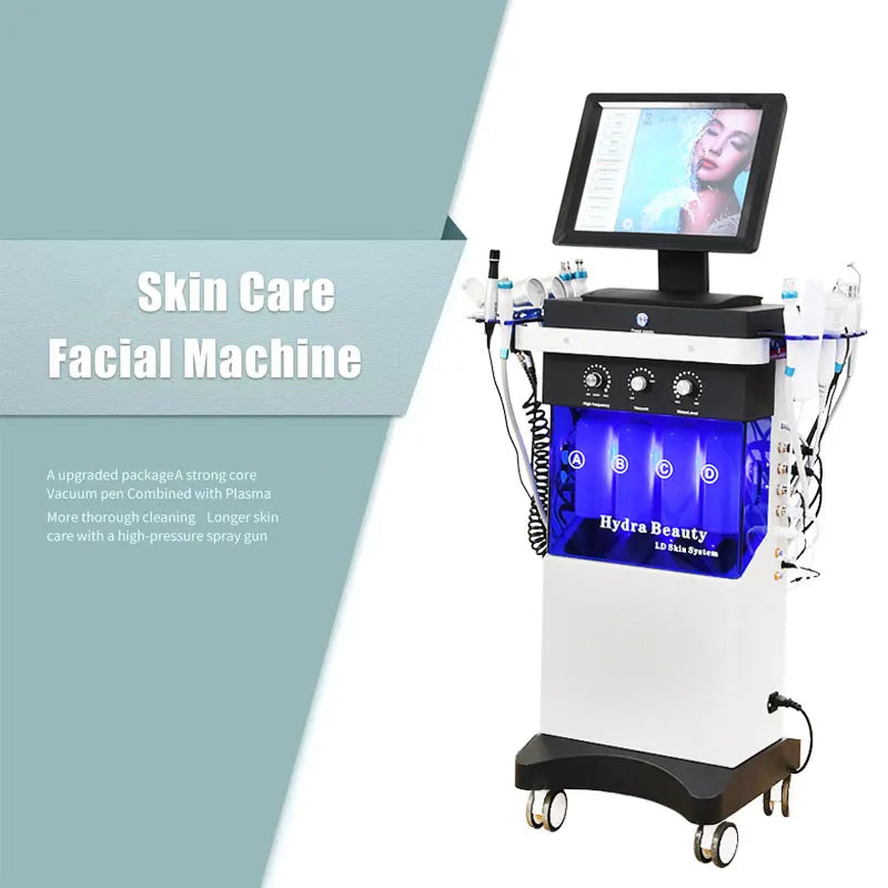14 In 1 hydra beauty facial Machine Skin Peeling hydra beauty facial Hydradermabrasion Korea Aqua Peel Machine